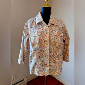 Correct button down denim like jacket size extra large